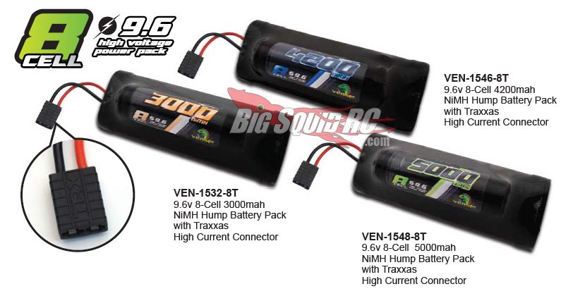 Venom 8 Cell 9 6volt Battery Packs For Traxxas Vehicles Big Squid Rc Rc Car And Truck News Reviews Videos And More