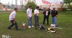 RC Helicopter on TV