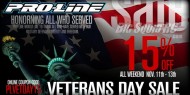 pro-line veterans day sale