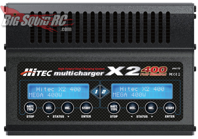 Hitec X2-400 Two Port Charger « Big Squid RC – RC Car and Truck News,  Reviews, Videos, and More!