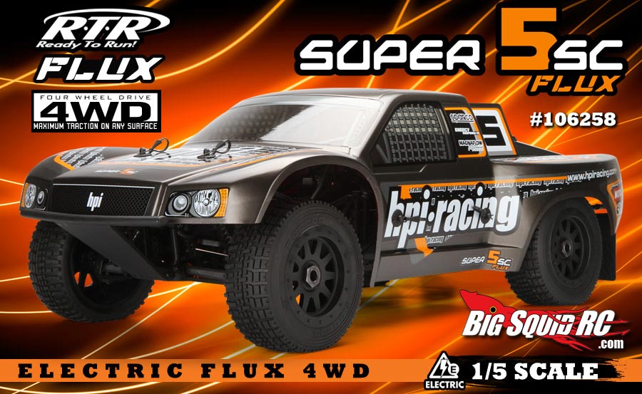 Baja 5SC/5SC SS Super 5SC Flux 2pcs HPI Racing 104969 Mud Flap Set 