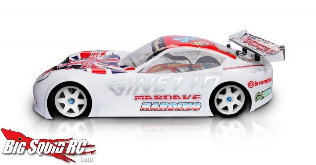 Mardave V161- GT12 Ginetta G50 Clear Lexan Shell & Wing