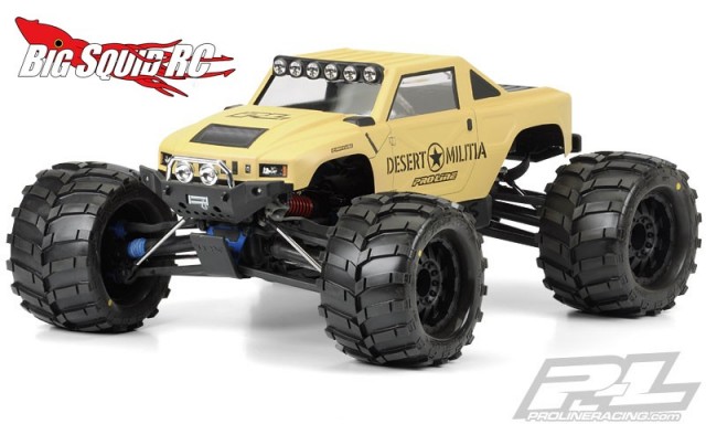 Pro-Line Desert Militia Clear Body for Monster Trucks