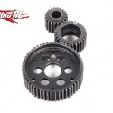 Axial all steel gear set