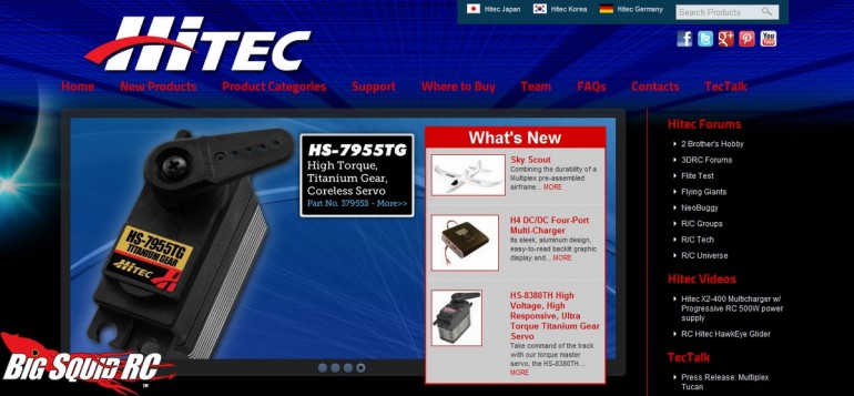 New Website Hitec RCD
