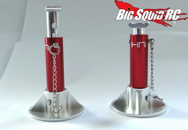 Hot Racing Scale Aluminum Jack Stands Red