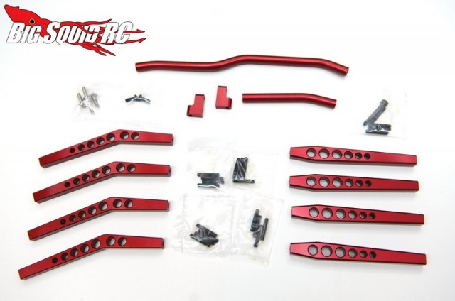 STRC Limited Edition Red Anodized Axial Wraith Option Parts