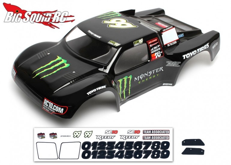 Associated SC10 Monster Energy Contender Body