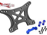 JConcepts Carbon Fiber Shock Towers Traxxas Slash 4x4