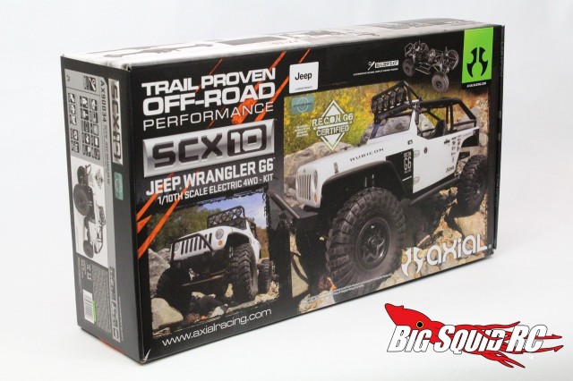 Unboxing Axial SCX10 Jeep Wrangler Recon G6