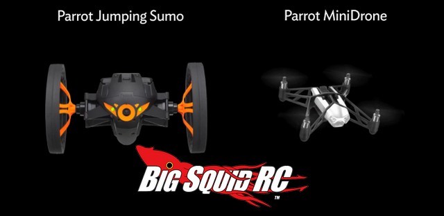 Parrot Jumping Sumo & MiniDrone Video