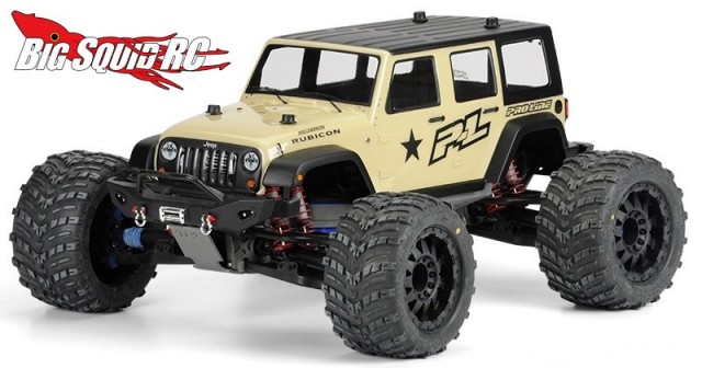 Pro-Line Jeep Wrangler Unlimited Rubicon Clear Monster Truck Body