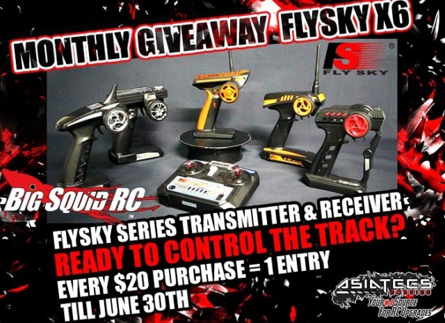 AsiaTees Hobbies June Giveaway Flysky