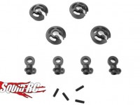 Tekno Locking Shock Rod Ends Spring Perch Set