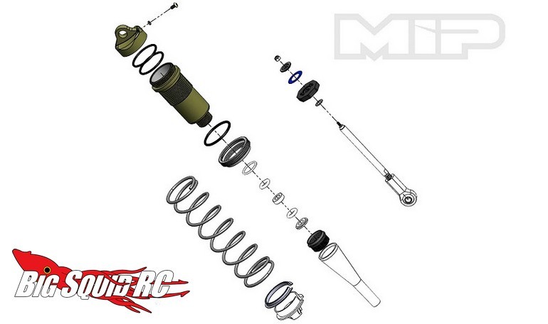 MIP Bypass1 Shock Kit Losi 5IVE-T