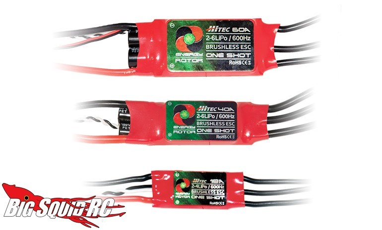 Hitec's Energy Rotor ESCs