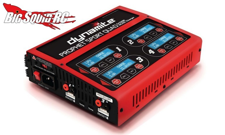 Dynamite Prophet Sport Quad 4 X 100W AC/DC Charger