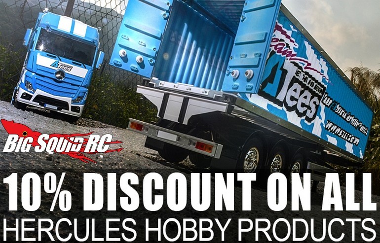 10% Discount on all Hercules Hobby Products