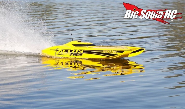 Zelos twin rc shop boat