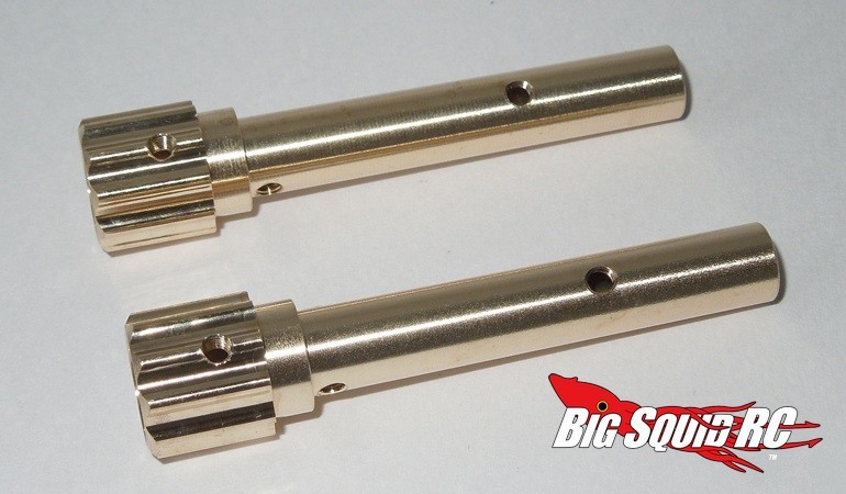 SSD D60 Axle Wide Splined Brass Tubes