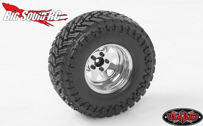 RC4WD Chrome 5 Lug Deep Dish Wagon 1.9 Steel Stamped Beadlock Wheels