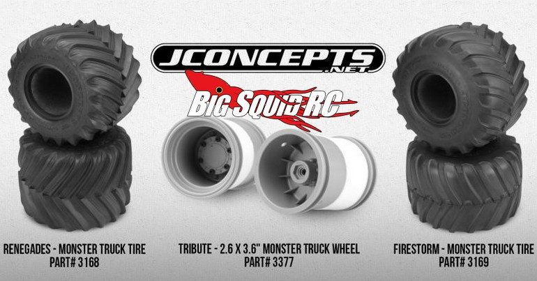 JConcepts Monster Truck Tires and Wheels
