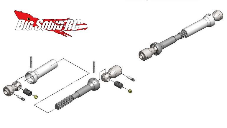 MIP Spline CVD™ Center Drive Kit Axial Wraith