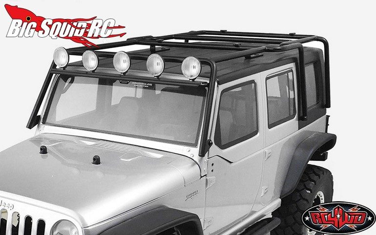 RC4WD Metal Rolling Rack Axial SCX10 Wrangler w Lights
