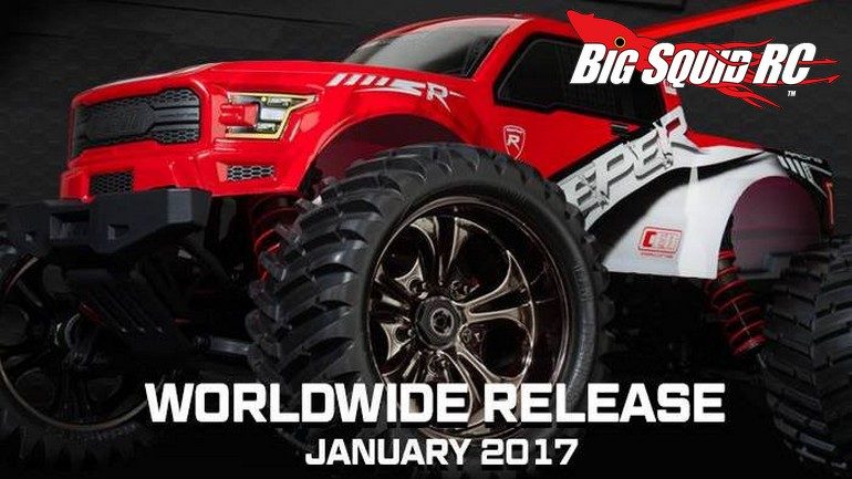 Teaser CEN Racing Reeper Monster Truck Big Squid RC RC Car