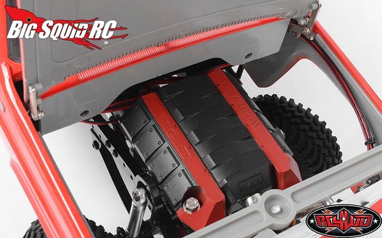 RC4WD V8 Engine Cover Metal Intake Set R3 Transmission