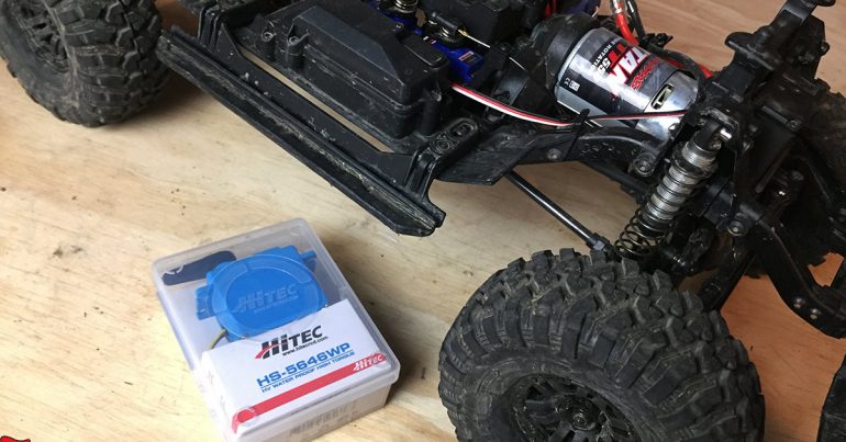 rc car steering servo setup