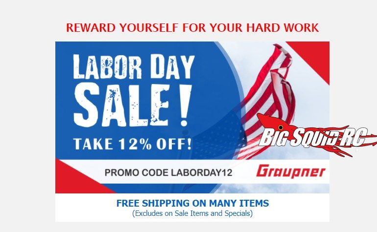 Graupner Labor Day Sale
