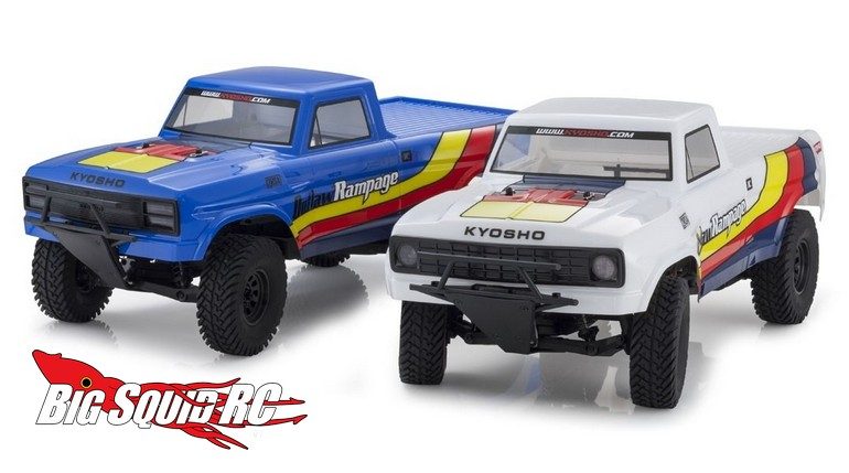 Readyset Kyosho White Outlaw Rampage 1/10 2wd 2SRA Electric Truck 