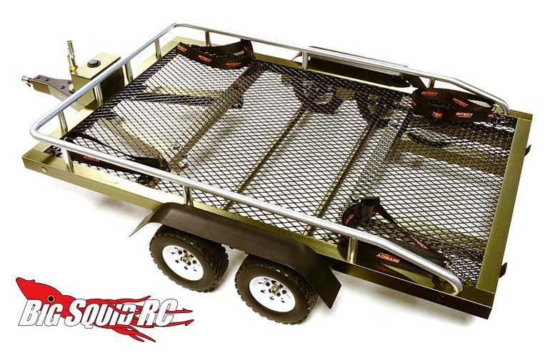 Integy Flatbed Dual Axle Car Trailer Kit