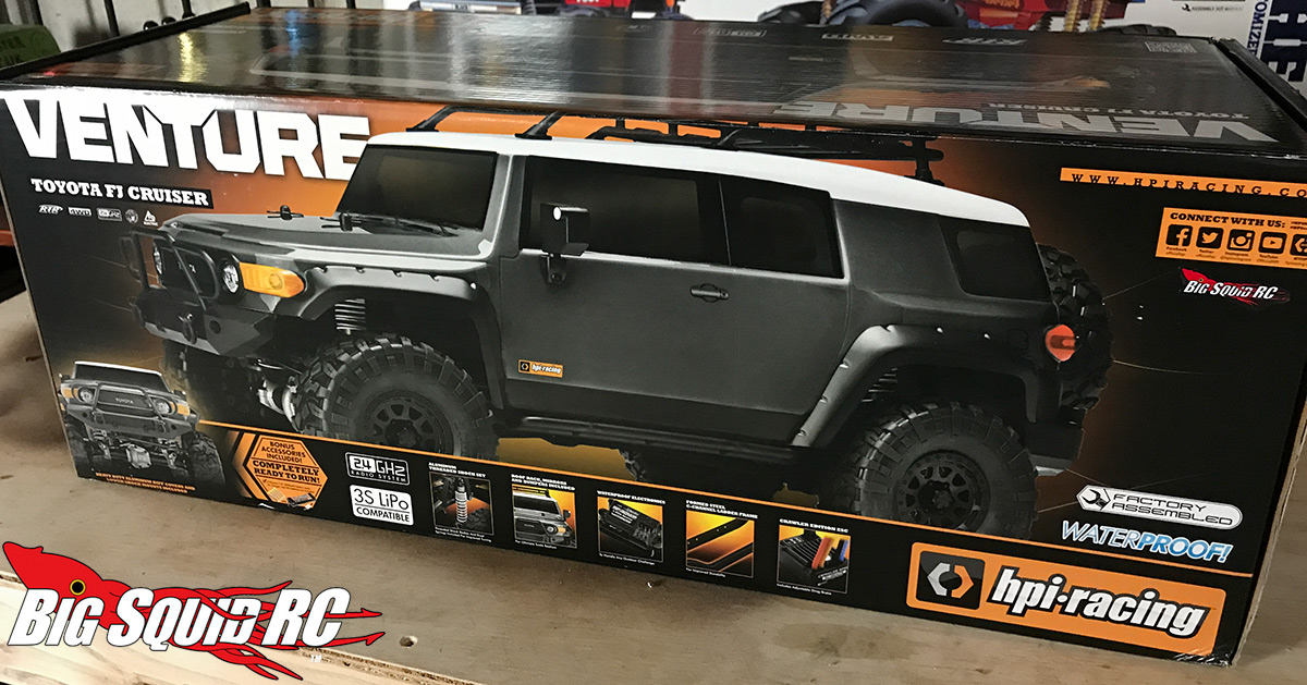 Unboxing Hpi Racing Venture Toyota Fj Cruiser Rtr 4wd Scale