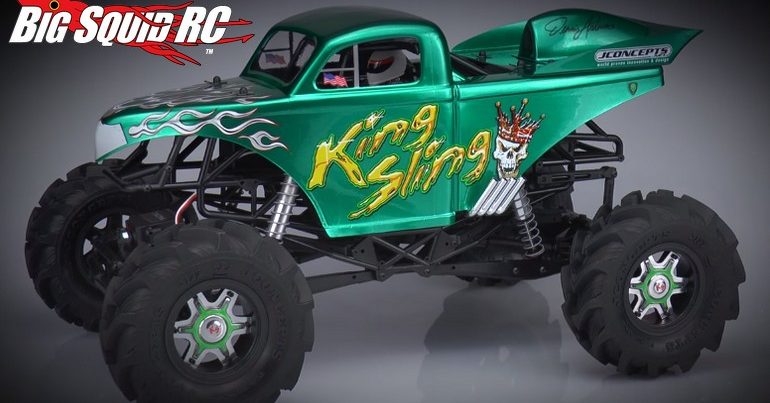 JConcepts 0346 King Sling Mega Body with Scoop Spoiler Clear 