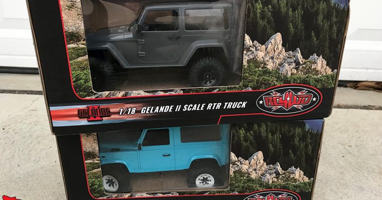 Unboxing – RC4WD 1/18 Gelande II RTR Crawlers « Big Squid RC – RC