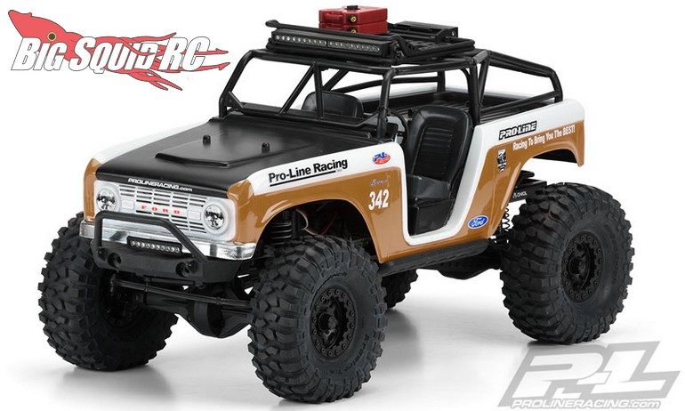 Pro-Line 1966 Ford Bronco Clear Body Ridge-Line Trail Cage