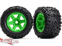 Traxxas E-Revo Wheels Tires Green