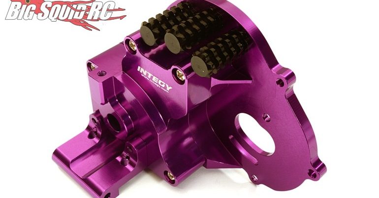 Integy RC Model Hop-ups C28196BLUE Alloy Gearbox Housing for Traxxas 1/10 Stampede 2WD,Rustler 2WD,Bandit & Bigfoot