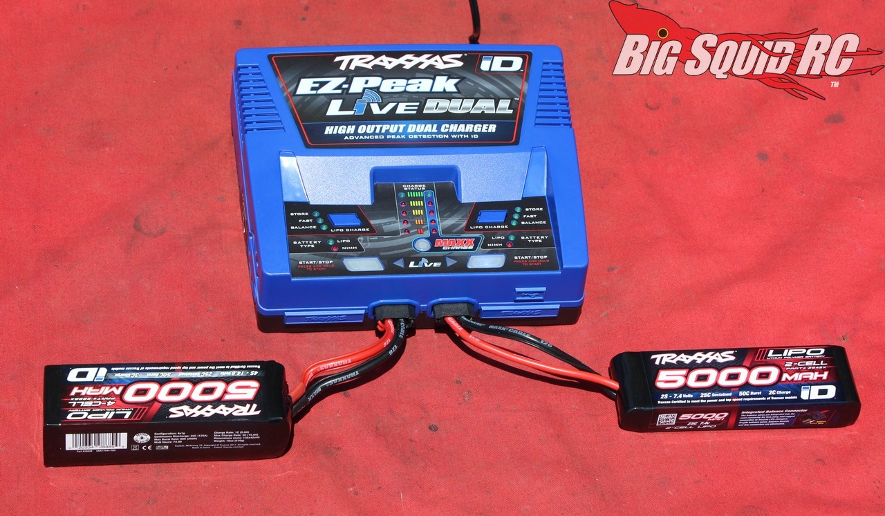 Pack chargeur EZ-Peak live Traxxas + Batterie lipo 4S 5000mah