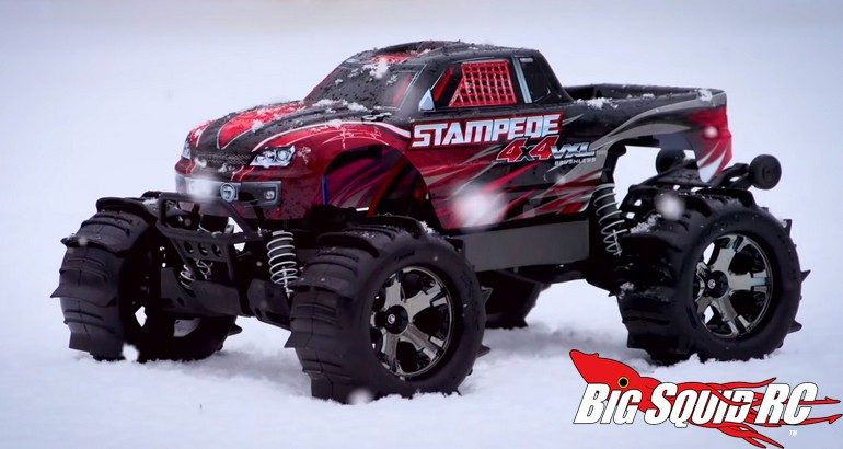 Traxxas Stampede Snow Video