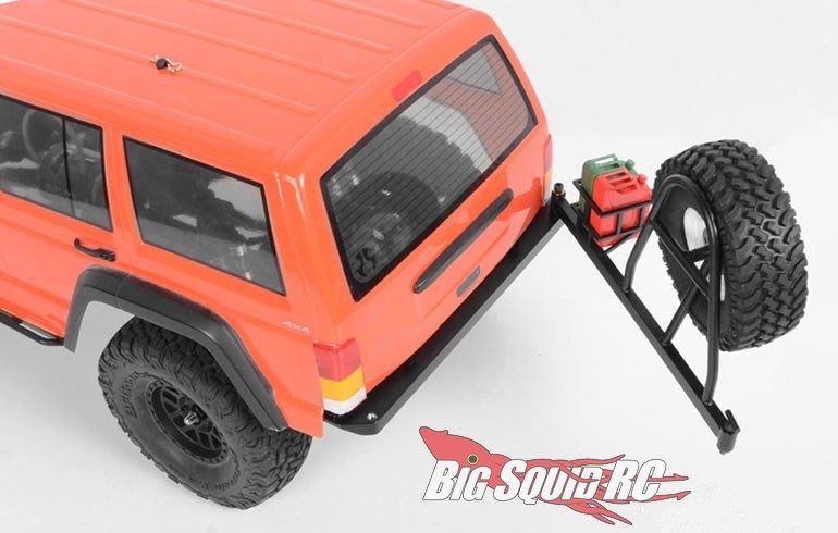 RC4WD Tough Armor Swing Away Tire Carrier Fuel Holder SCX10 II