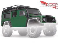 Green Traxxas Land Rover Defender Body