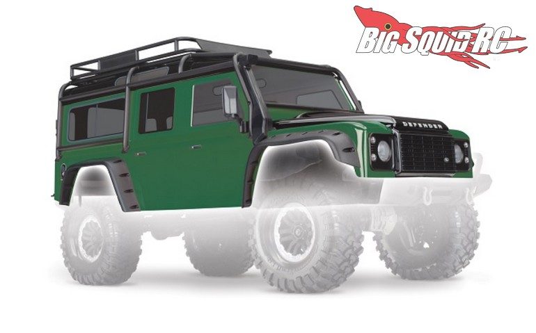 Green Traxxas Land Rover Defender Body