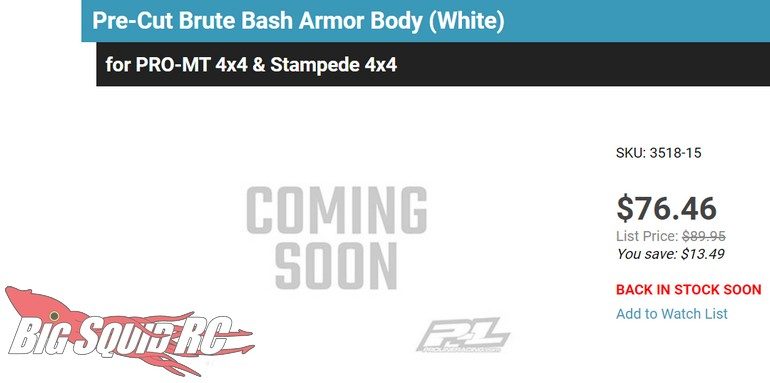 Pro-Line Bash Armor Teaser