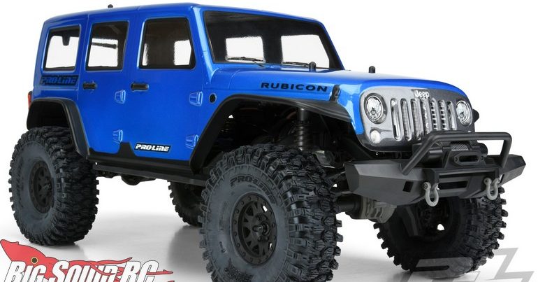 Pro Line Pre Painted Blue Jeep Wrangler Unlimited Rubicon Body Big Squid Rc Rc Car And Truck News Reviews Videos And More