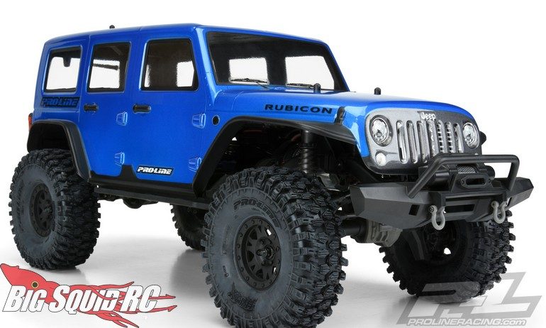 Pro-Line Pre-Painted Blue Jeep Wrangler Unlimited Rubicon Body « Big Squid  RC – RC Car and Truck News, Reviews, Videos, and More!