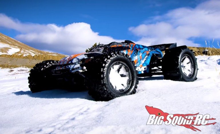 Traxxas E-Revo Winter Wonderland Video