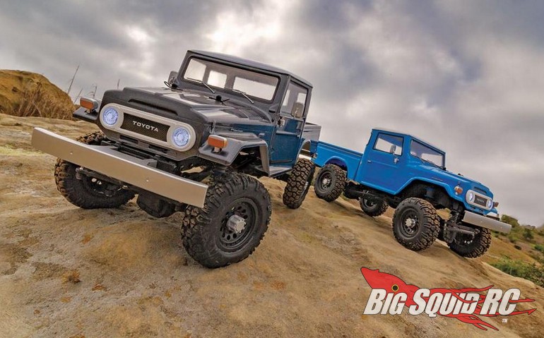 Electric 1: 12th Scale 4WD Blue Team Associated 40003 CR12 Toyota FJ45 Pickup Truck Ready to Run Brushed 